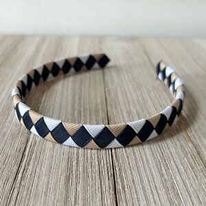 Headband Hand-woven ribbon Neutral Earthy color Girls Women